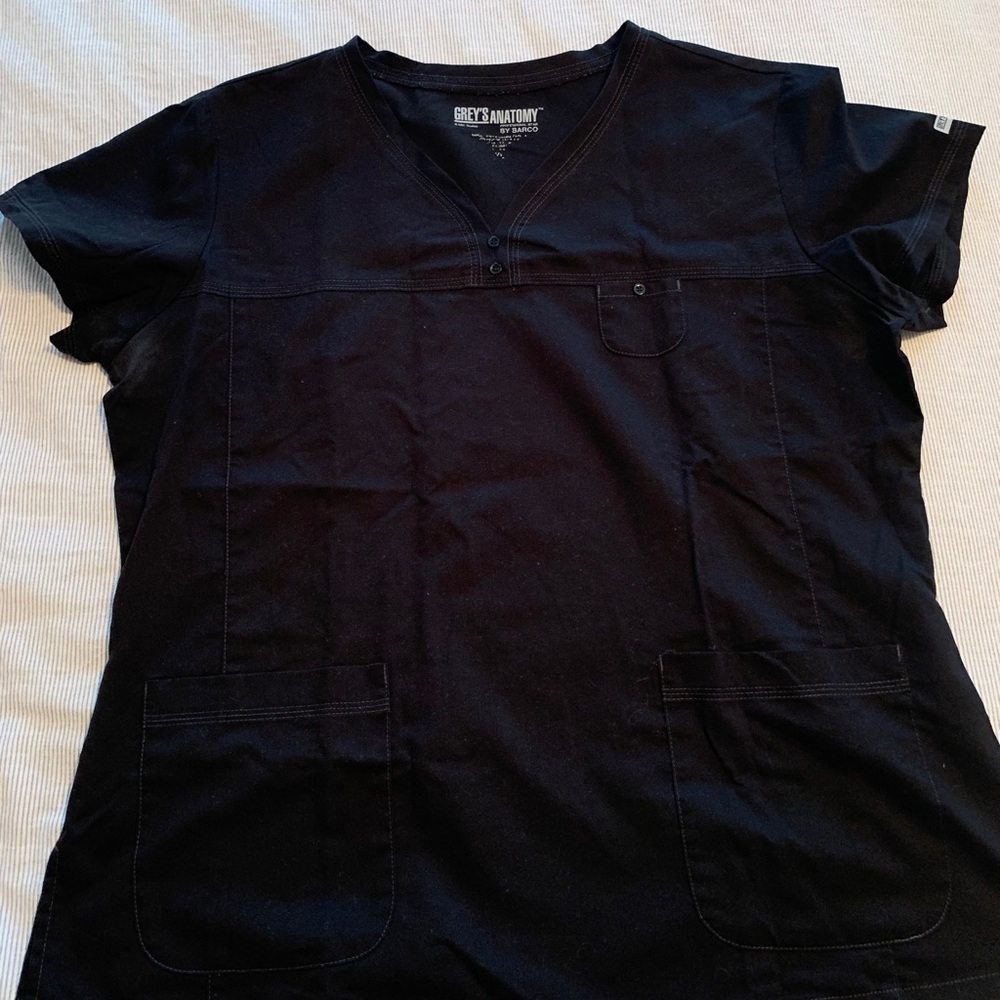 Grey’s Anatomy Black scrub top